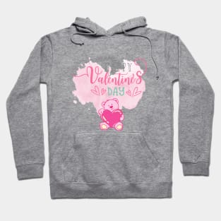 Teddy bear - Happy Valentine's Day Hoodie